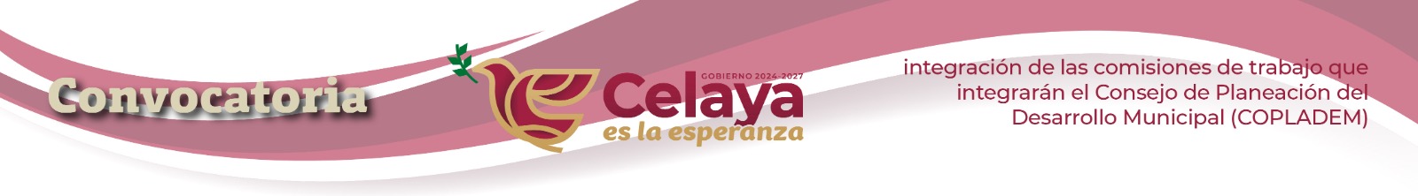 Convocatoria: integración de las comisiones de trabajo que integrarán el Consejo de Planeación del Desarrollo Municipal (COPLADEM)