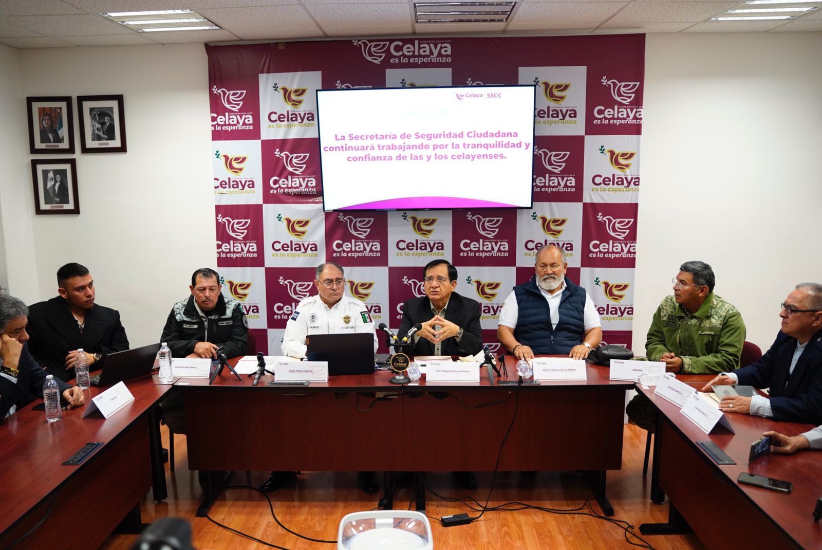 SSCC PRESENTAN RESULTADOS DE EN MATERIA DE SEGURIDAD