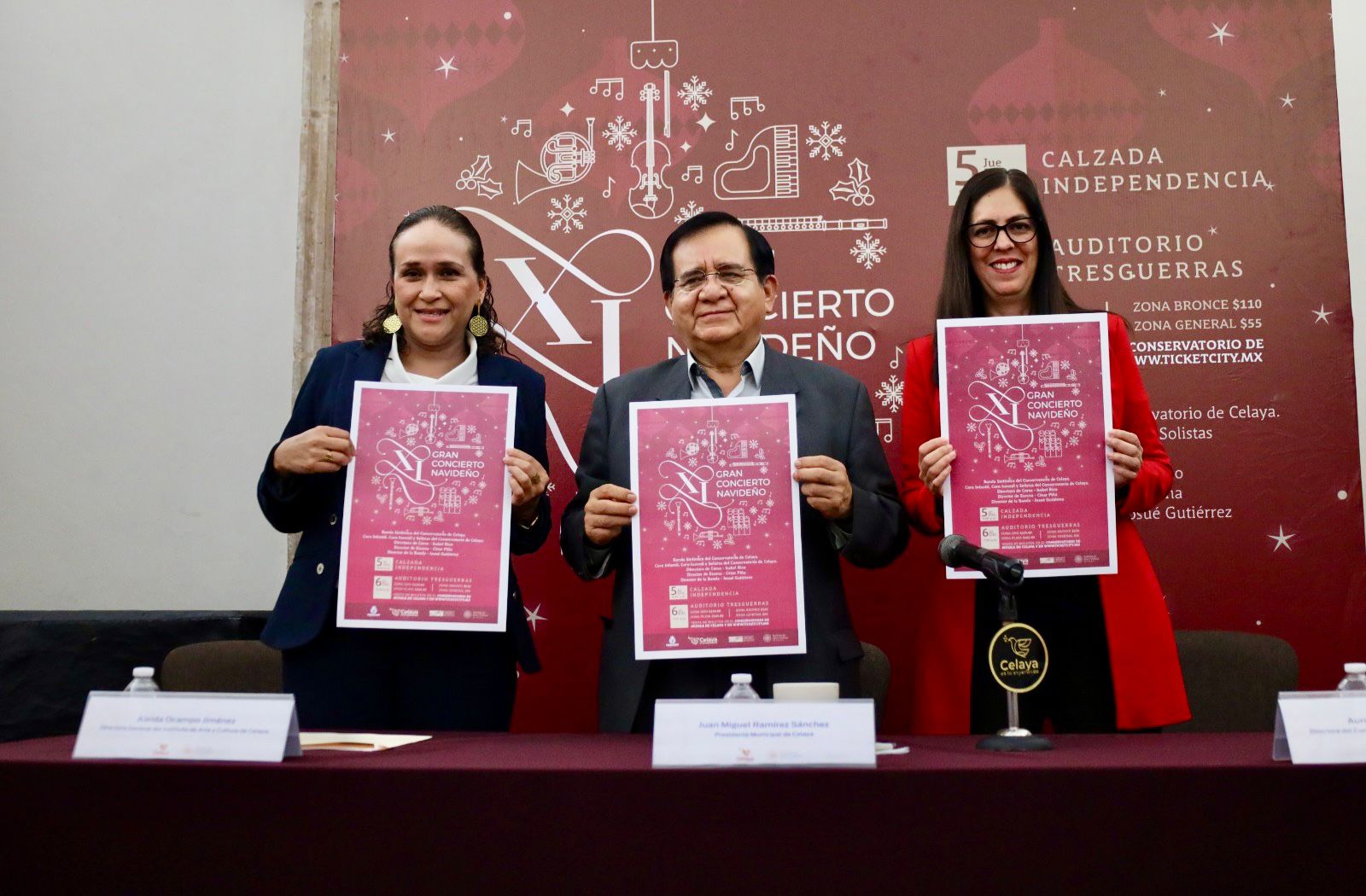 PRESENTARON LA DÉCIMO PRIMERA EDICIÓN  DEL GRAN CONCIERTO NAVIDEÑO